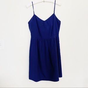 JCREW Dark Blue / Navy Spaghetti Strap Dress